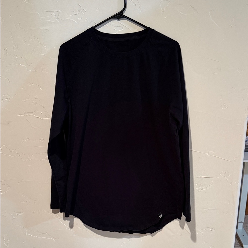 YoungLA Men's Midnight Black Long Sleeve Shirt